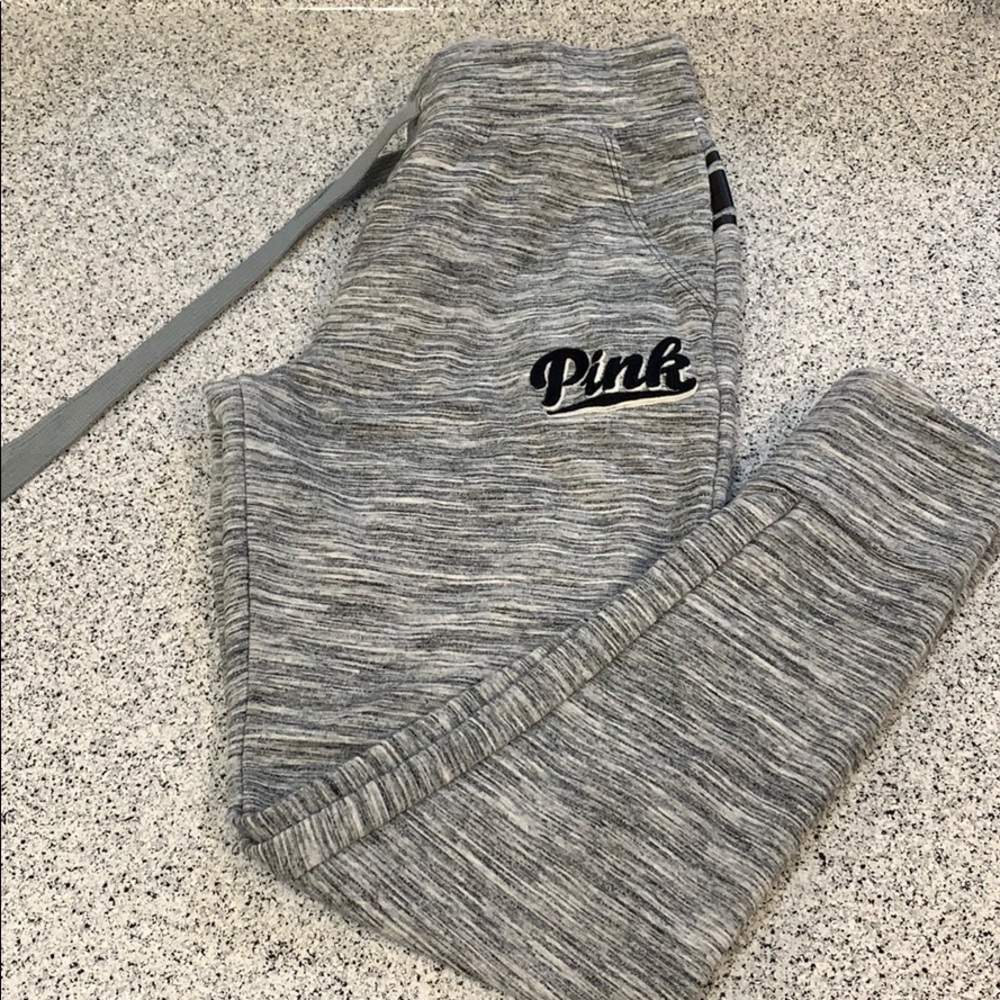 PINK Zippered Jogger Sweatpants
